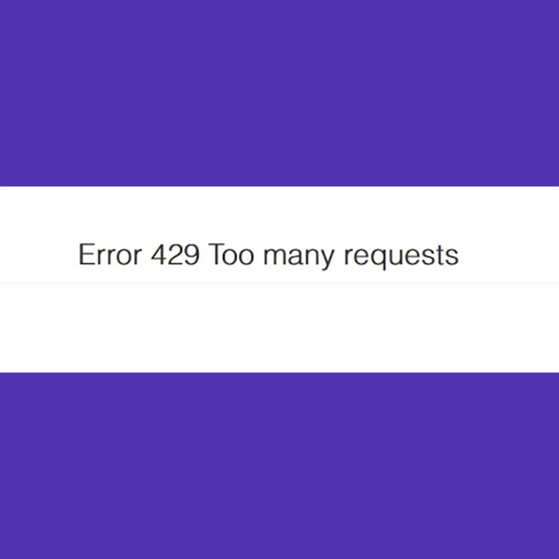 Ошибка HTTP 429 Too Many Requests laravel
